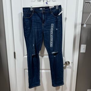 NWT Old Navy Power Slim Straight jeans SZ 16